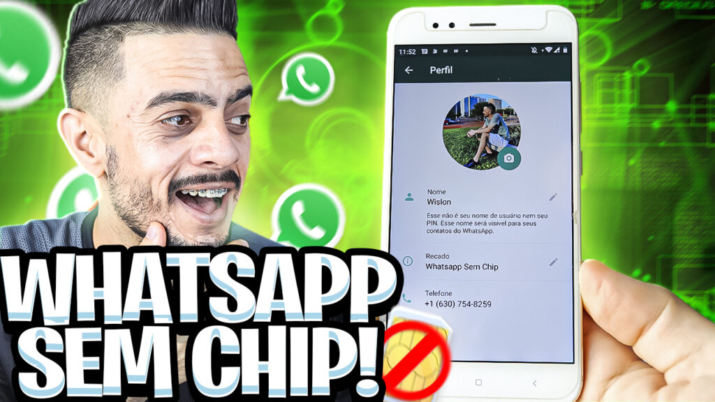 Como Criar Uma Conta No Whatsapp Sem Chip Truque Secreto Ative Wislontuber Aprimorando O 4912