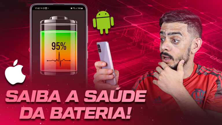 Como SABER a Saúde da Bateria do Android e iPhone + DICAS!